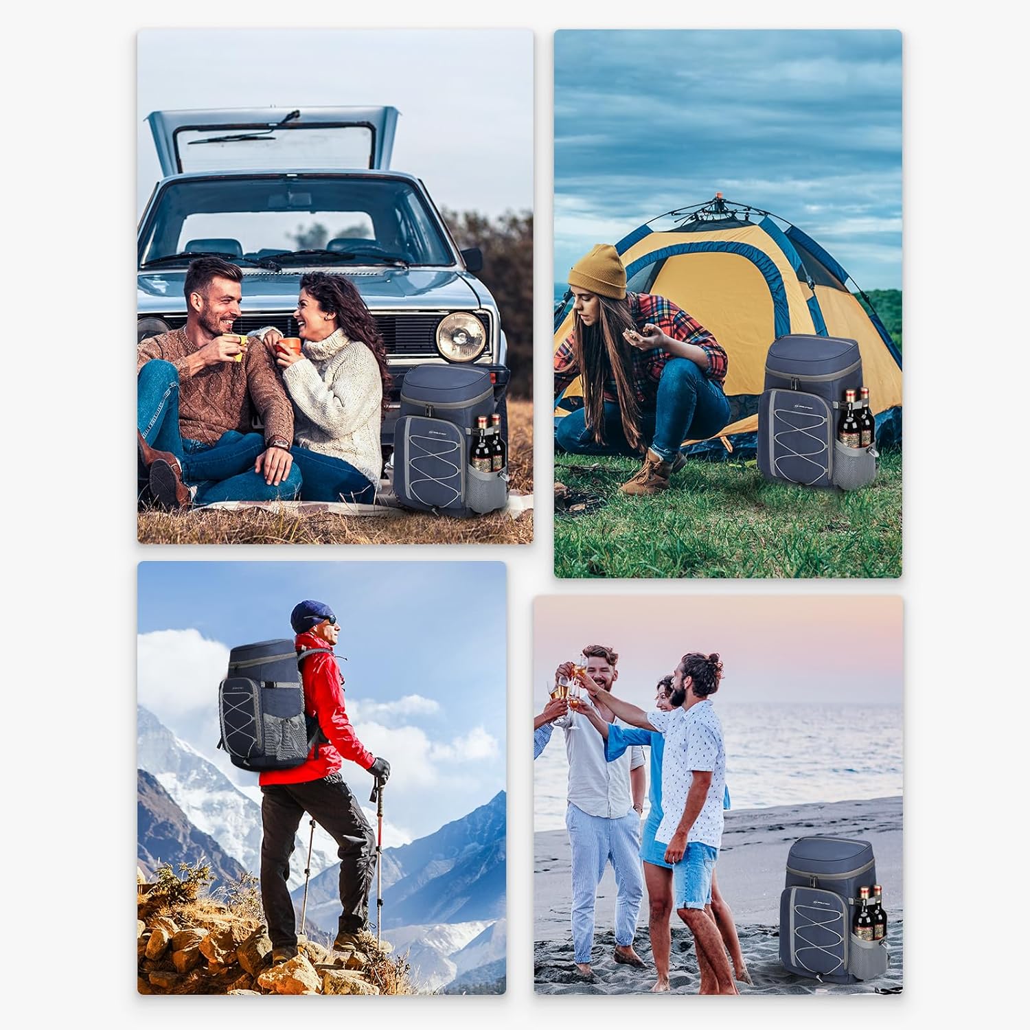 Mochila Conservadora Térmica de 32 Lts para Camping/Playa/Senderismo.