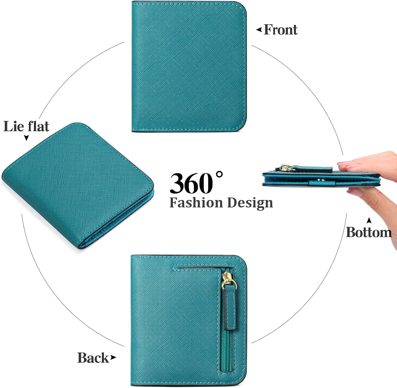 Billetera plegable Para Tarjetas de Credito Multiples Ranuras.
