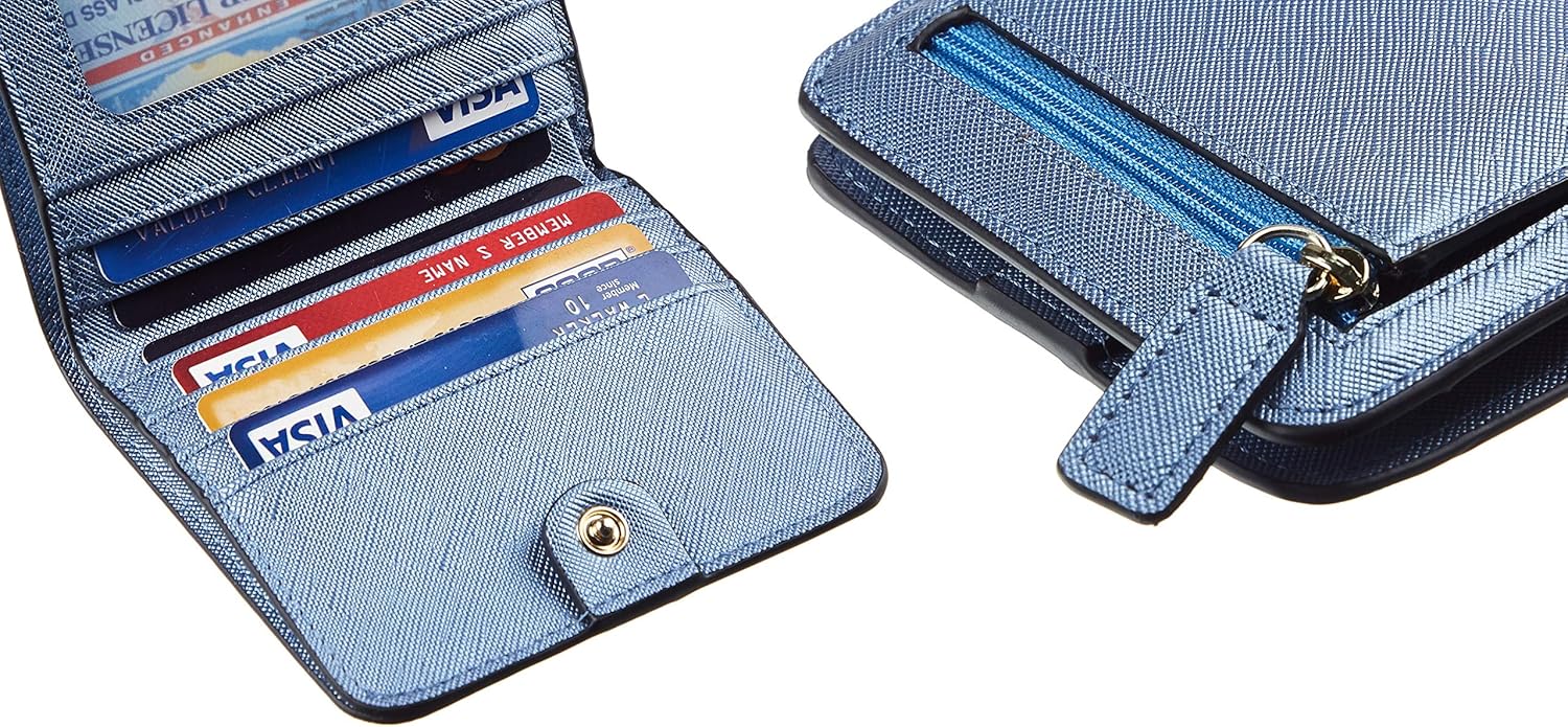 Billetera plegable Para Tarjetas de Credito Multiples Ranuras.