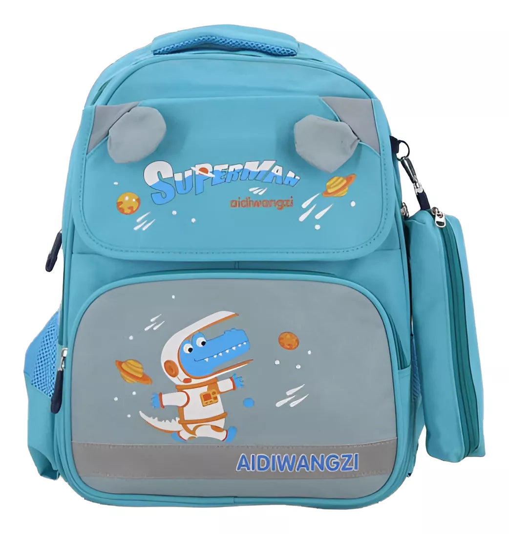 Mochila Escolar para Niño con 3 Bolsillos. Amsterdam