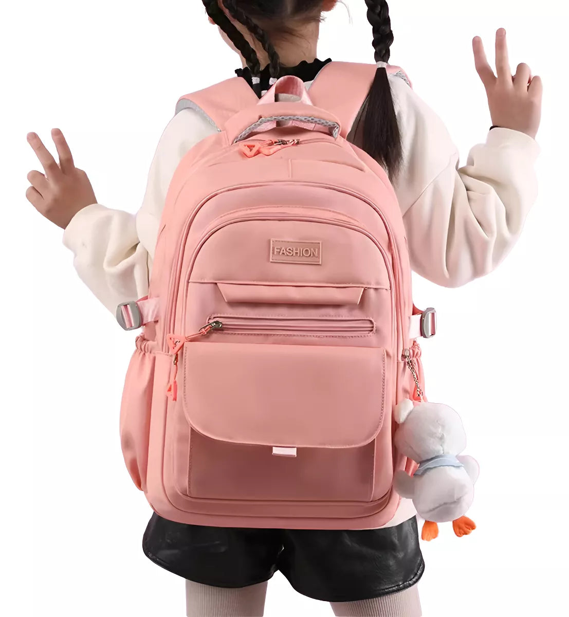 Mochila Estudiantil Amsterdam Reforzada Impermeable.