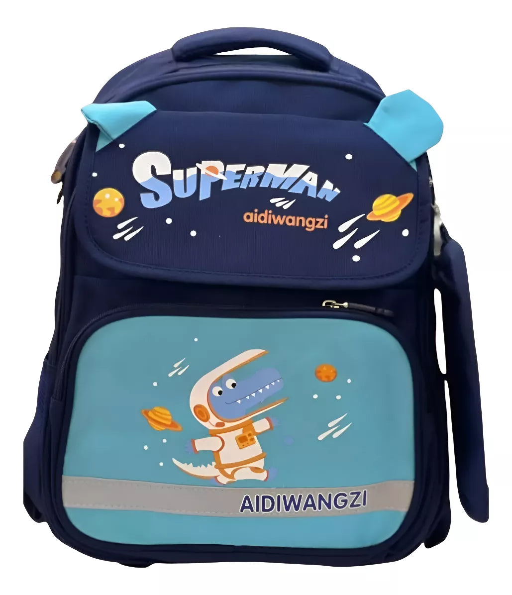 Mochila Escolar para Niño con 3 Bolsillos. Amsterdam