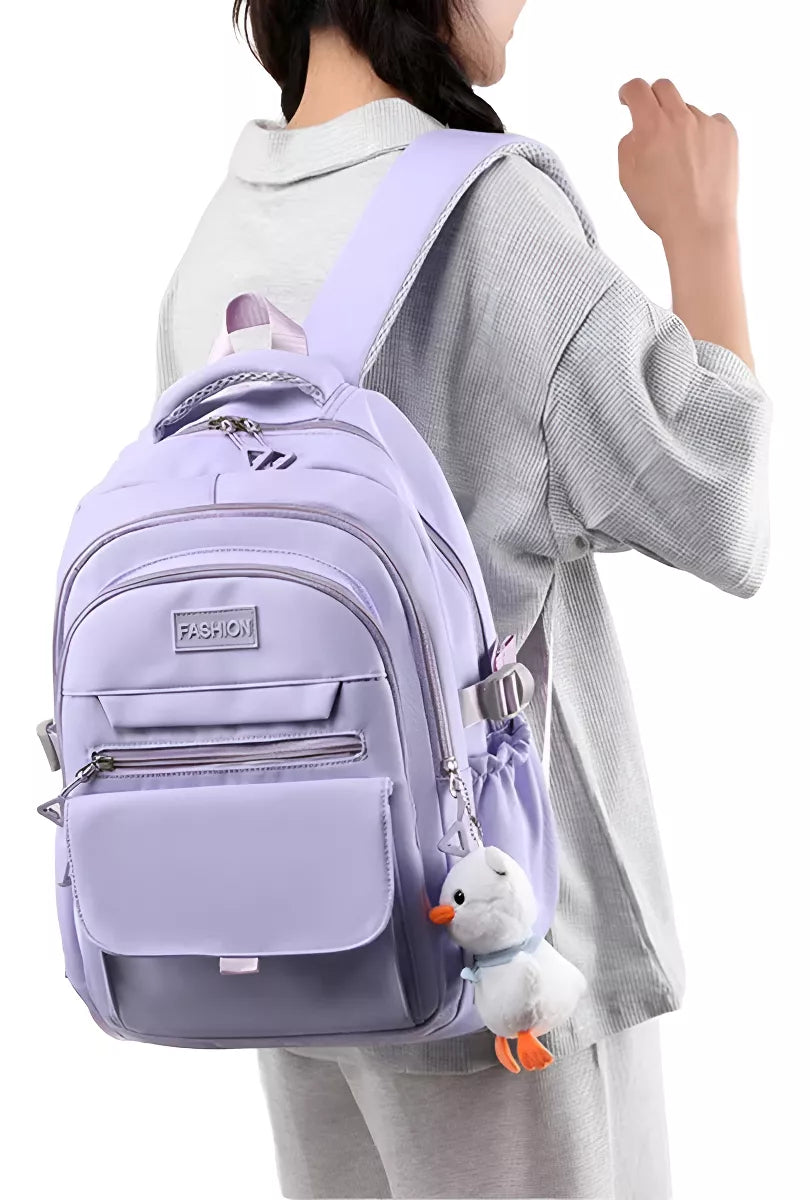 Mochila Estudiantil Amsterdam Reforzada Impermeable.