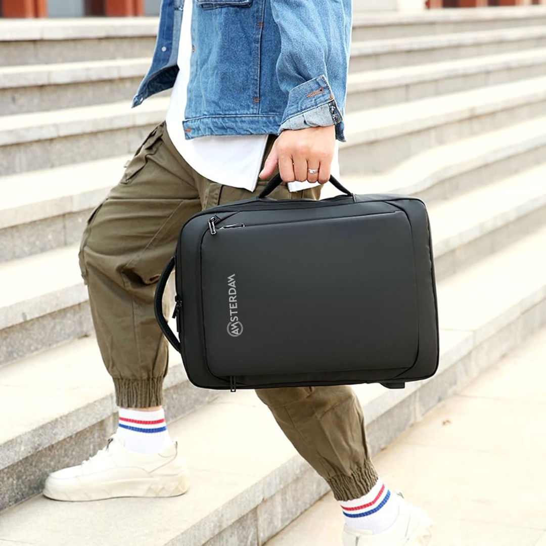 Mochila Ejecutiva Impermeable con Puerto USB.