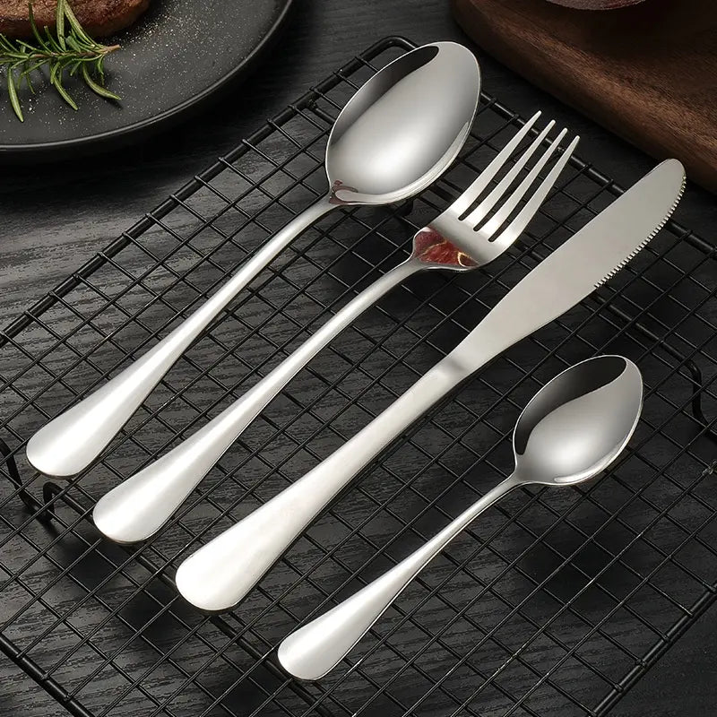 Juego de Cubiertos 24 Piezas en Acero Inox