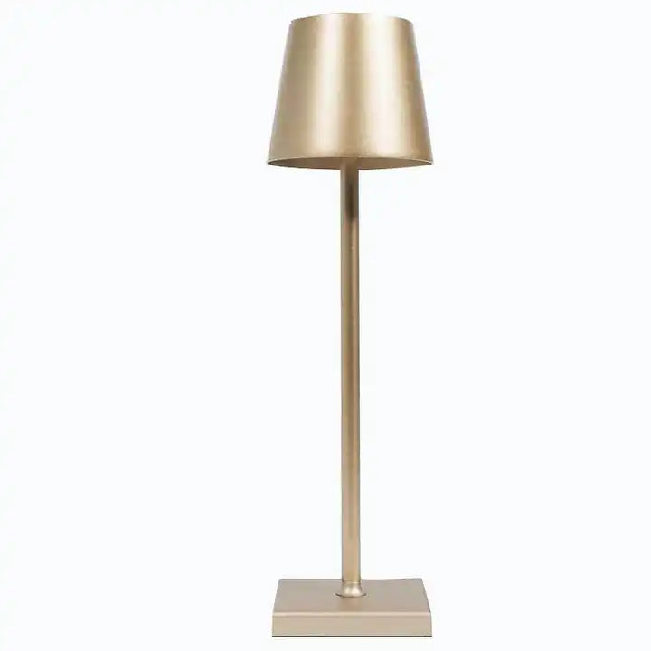 Lámpara de Mesa LED Inalámbrica Recargable - Interior/Exterior - Aluminio.