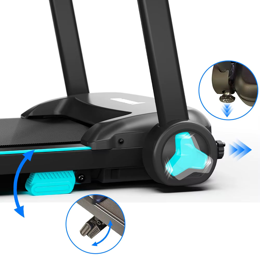 Caminadora Eléctrica Plegable 1.5 Hp 14 Km/h Bluetooth