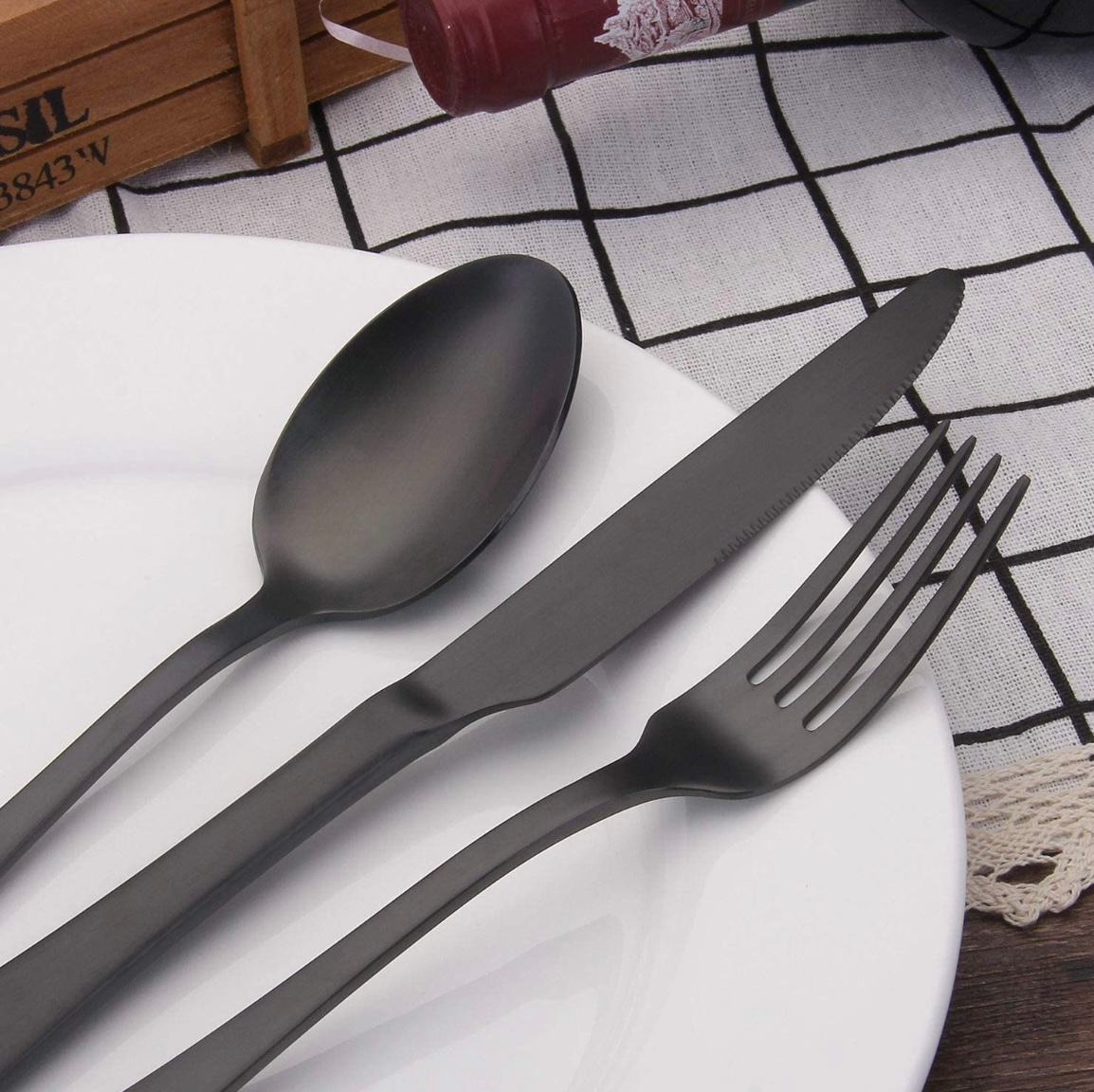 Juego de Cubiertos 24 Piezas en Acero Inox