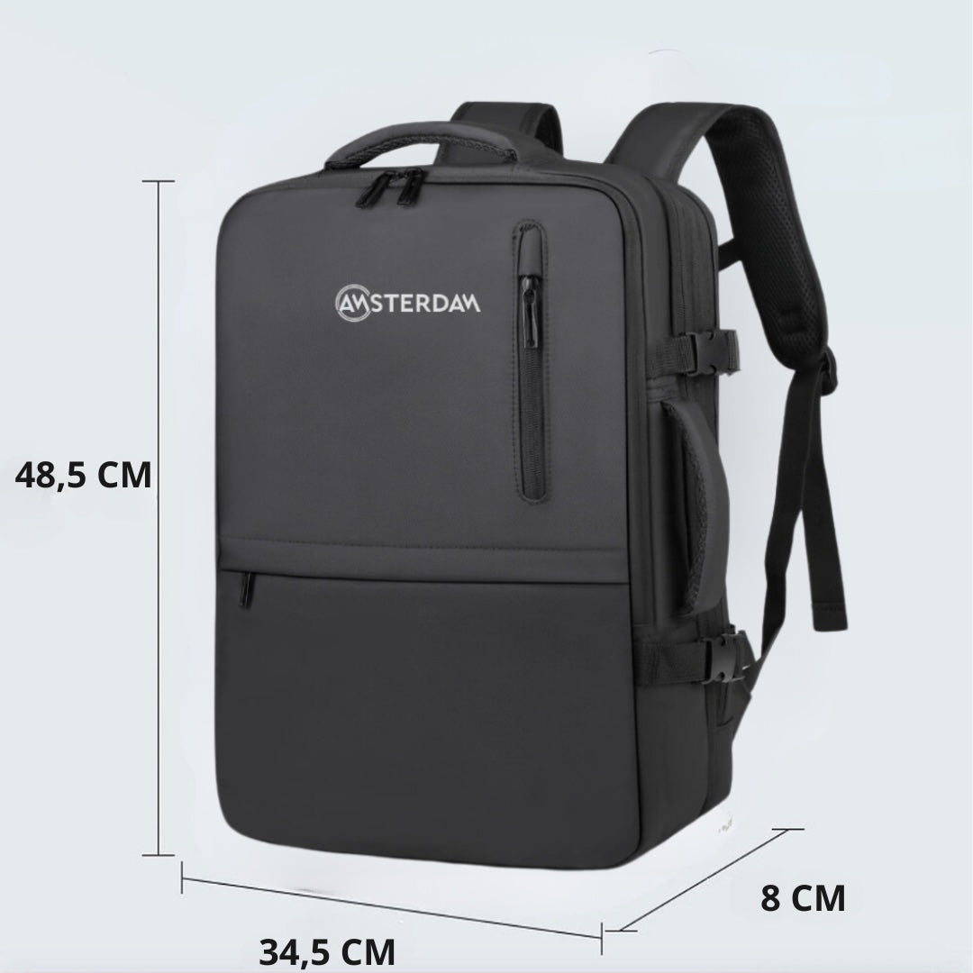 Mochila Carry On De Viaje Reforzada Impermeable Con USB.