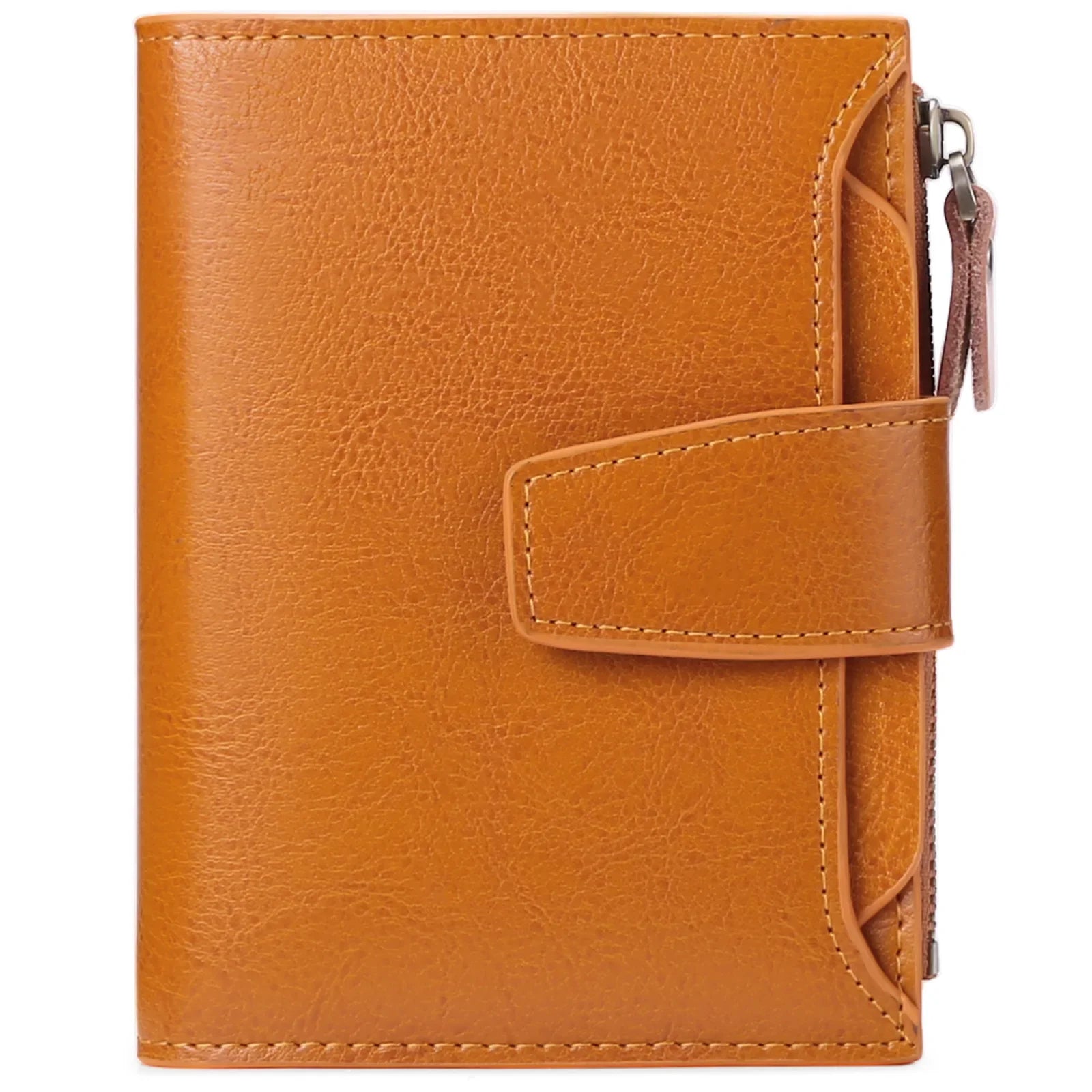 Billetera De Cuero Amsterdam Waxed Para Mujer.
