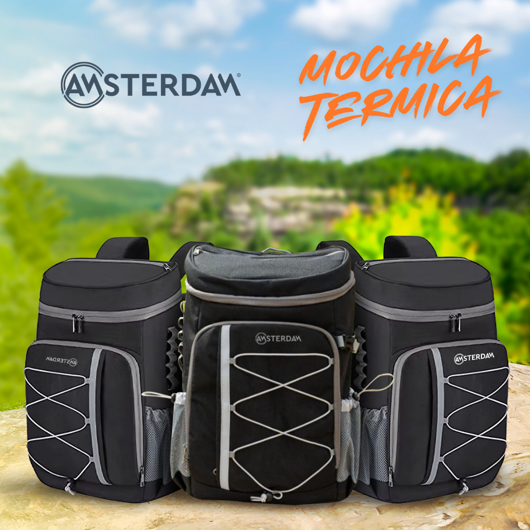 Mochila Conservadora Térmica de 32 Lts para Camping/Playa/Senderismo.