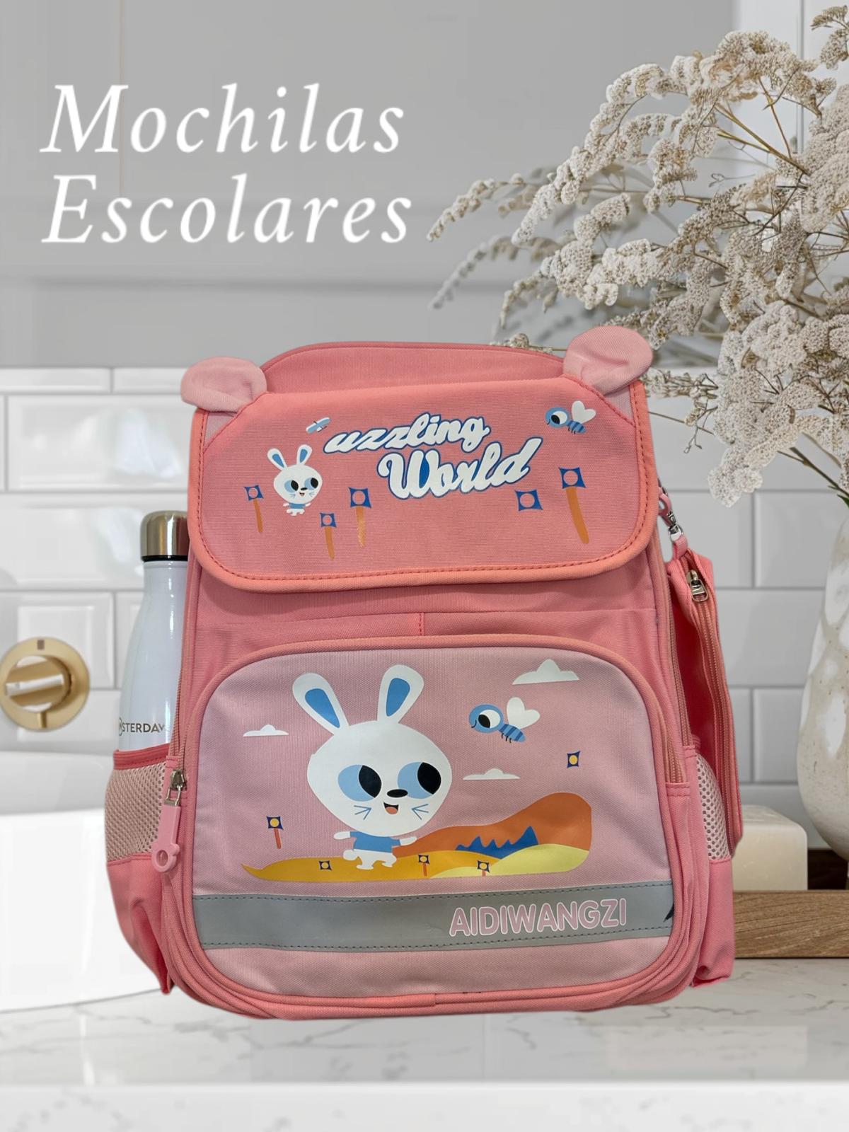Mochila Escolar para Niño con 3 Bolsillos. Amsterdam