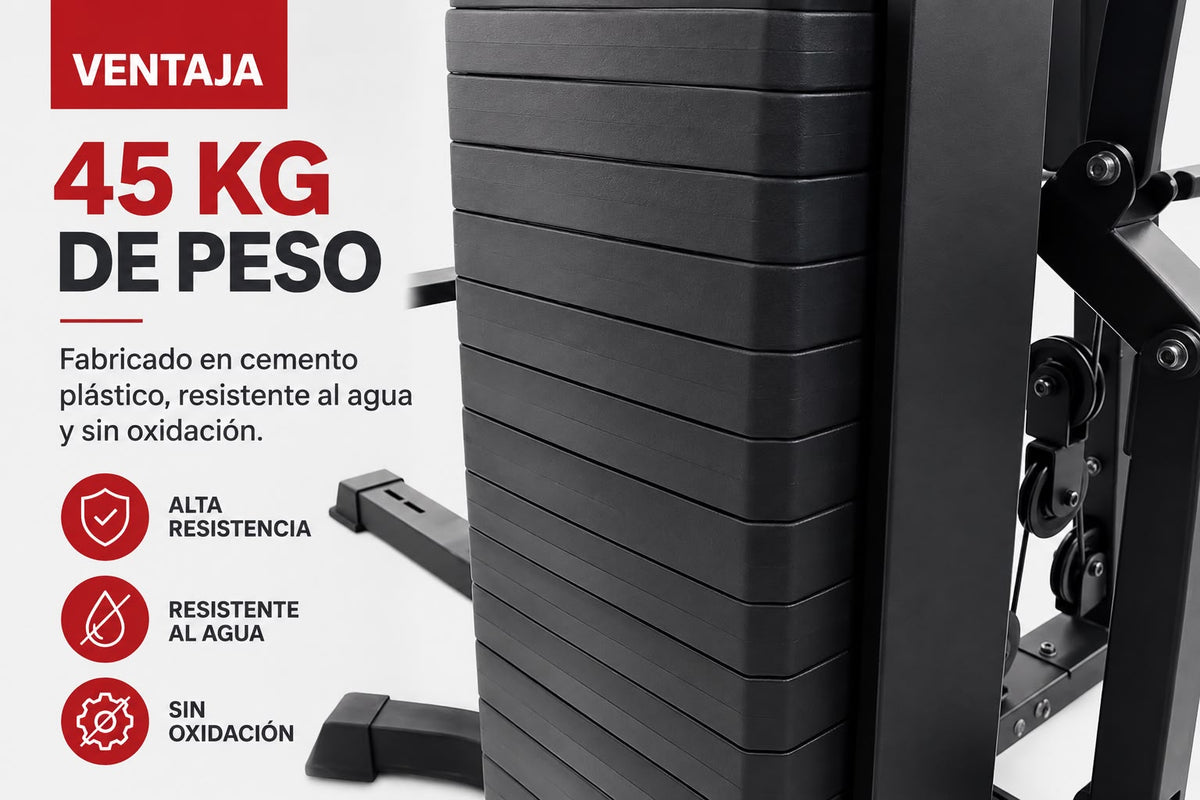 Fitness - Estación de gimnasio en casa multifuerza / HC-HG01