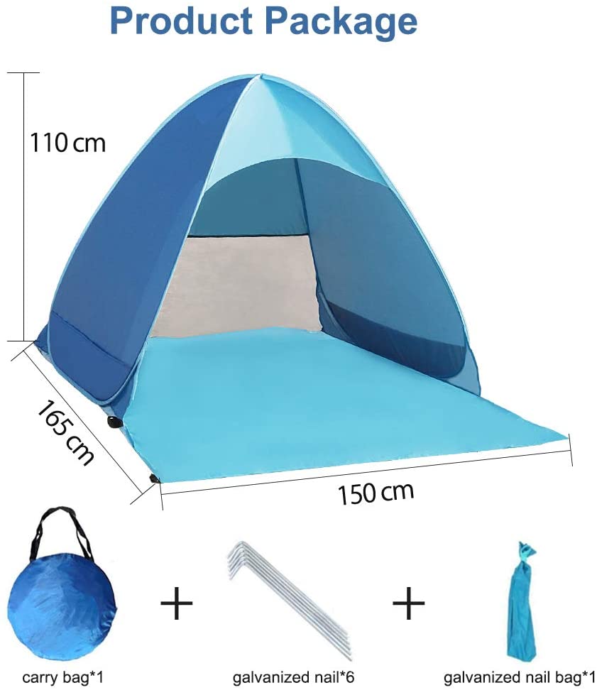 Carpa de Playa con Protección UV