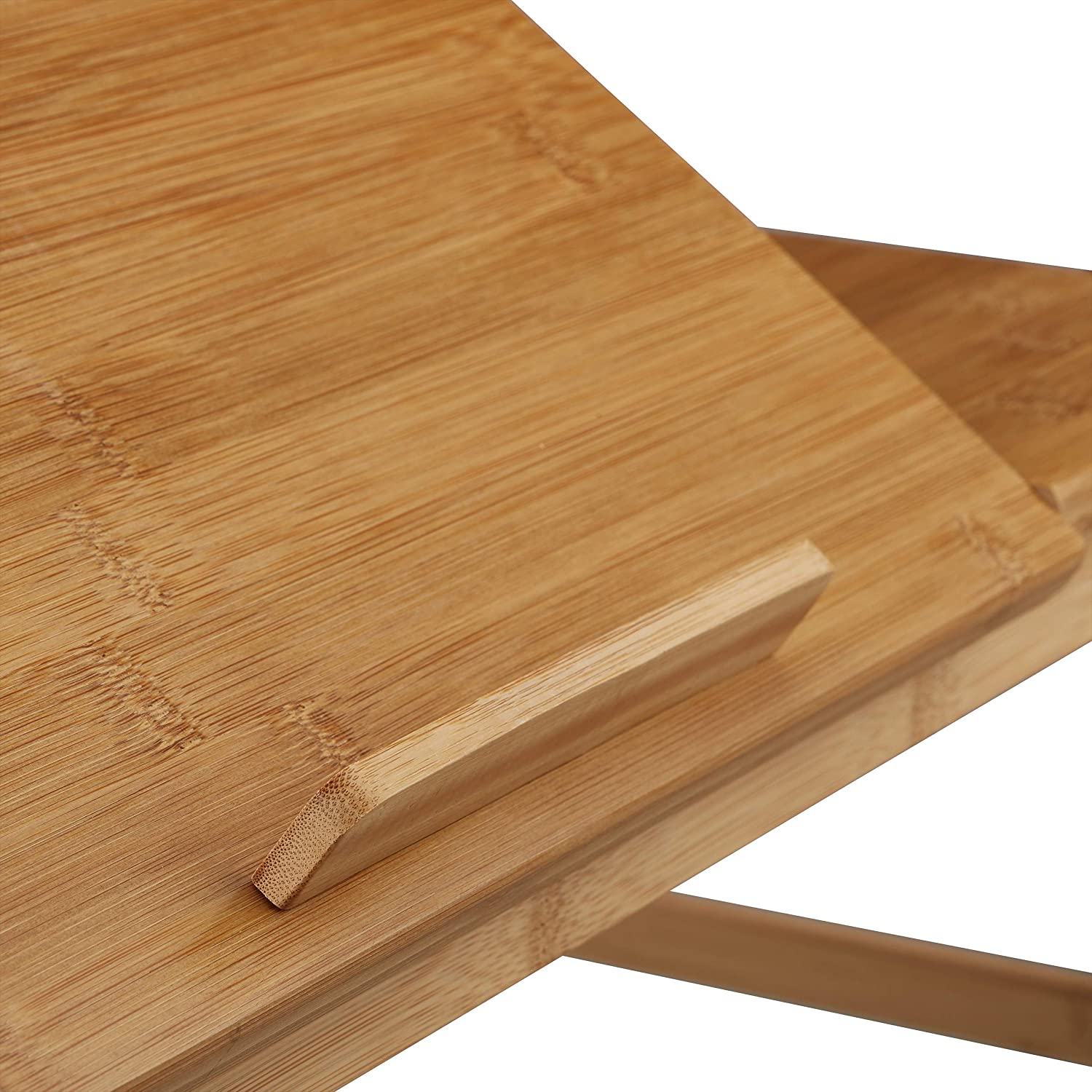 Mesa Portatil de Bamboo con Cajón.-