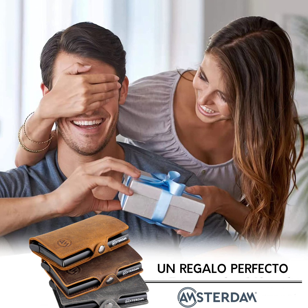 Billetera Tarjetero Bloqueo Rfid Anti Clonación
