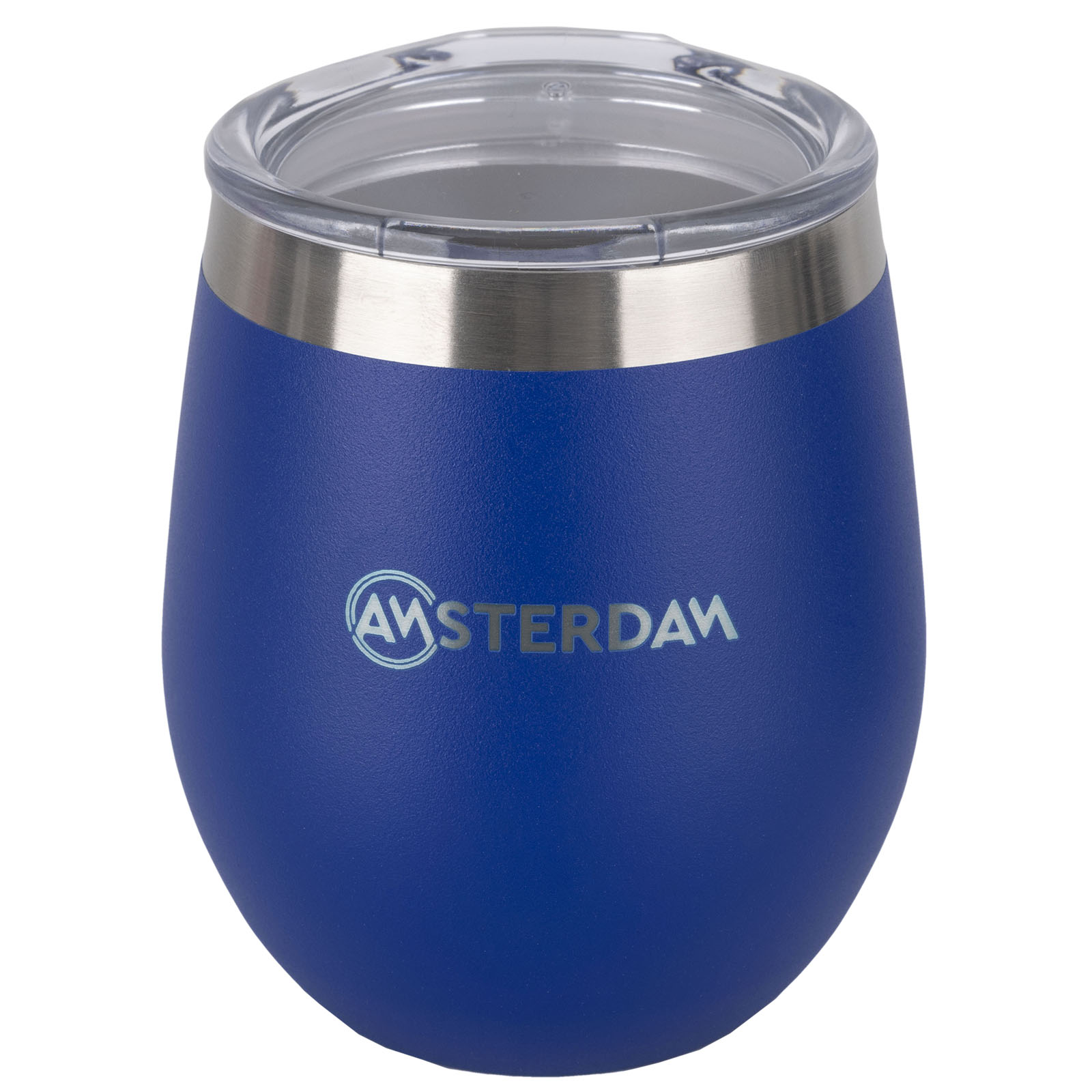 Mate De Acero Inoxidable Con Tapa 240 ml.