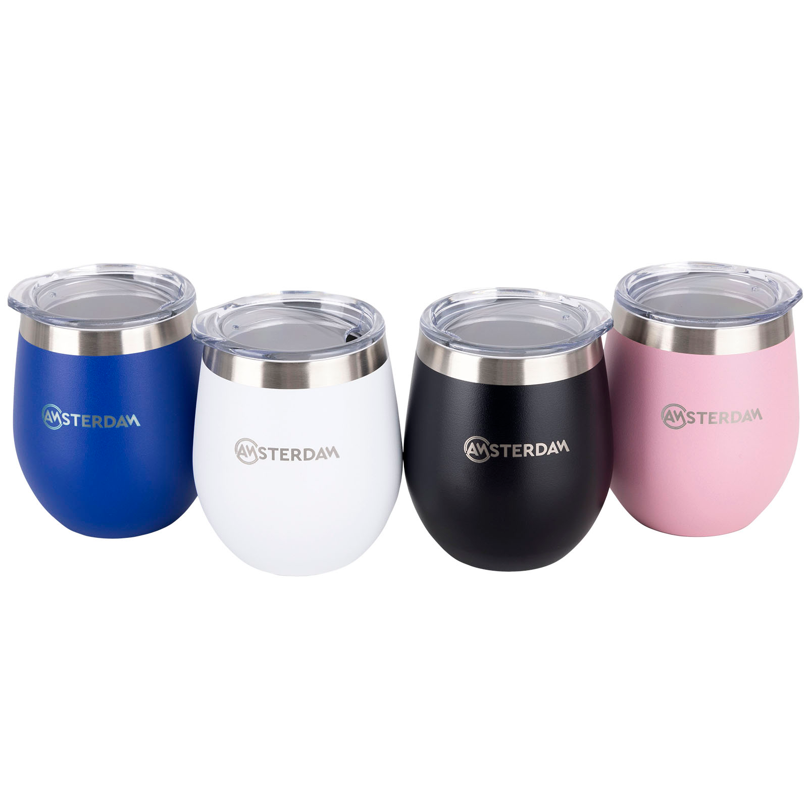 Mate De Acero Inoxidable Con Tapa 240 ml.