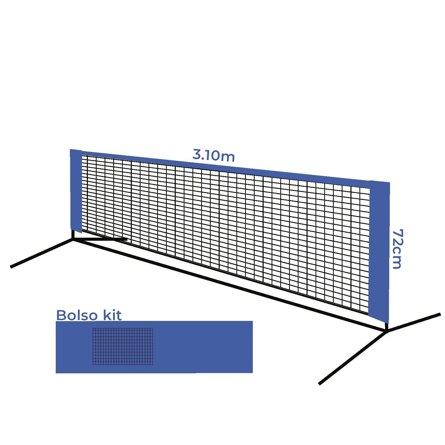 Red de Futbol Tenis ideal para jugar en la playa, parques o jardines. Pedilas online en Multiventas Uruguay.