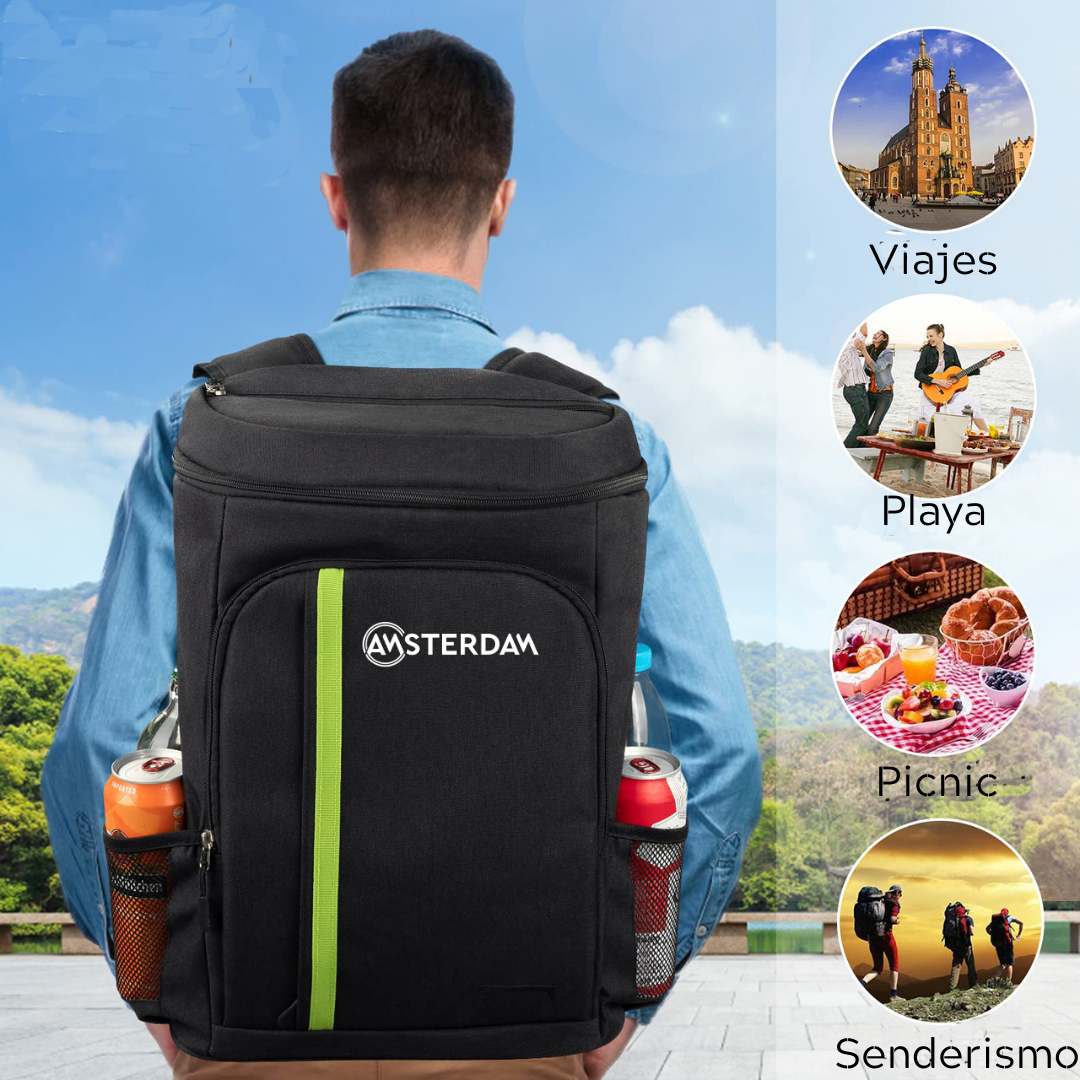 Mochila Térmica a Prueba de Fugas Playa/Camping/Picnic - Amsterdam