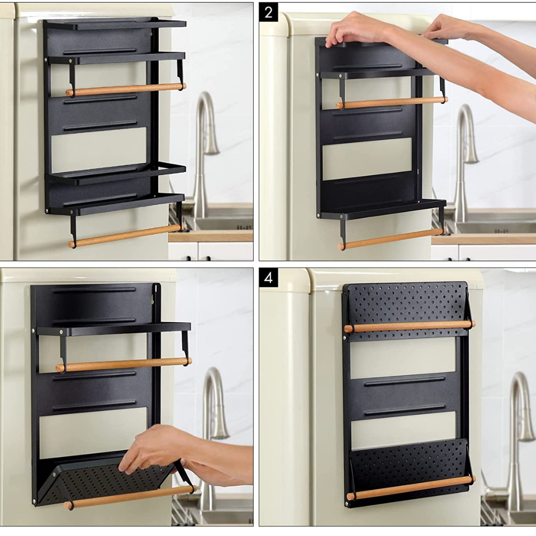 Estante Organizador de Especies Magnético con Soporte Papel - Small