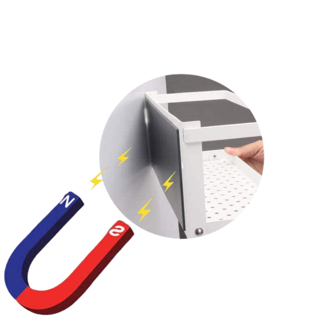 Estante Organizador de Especies Magnético con Soporte Papel - Small