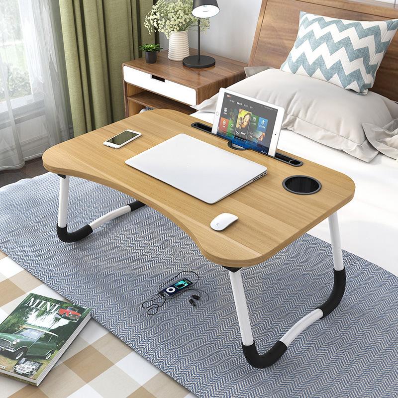 Mesa Portátil de Cama con Portavasos /Tablets.-