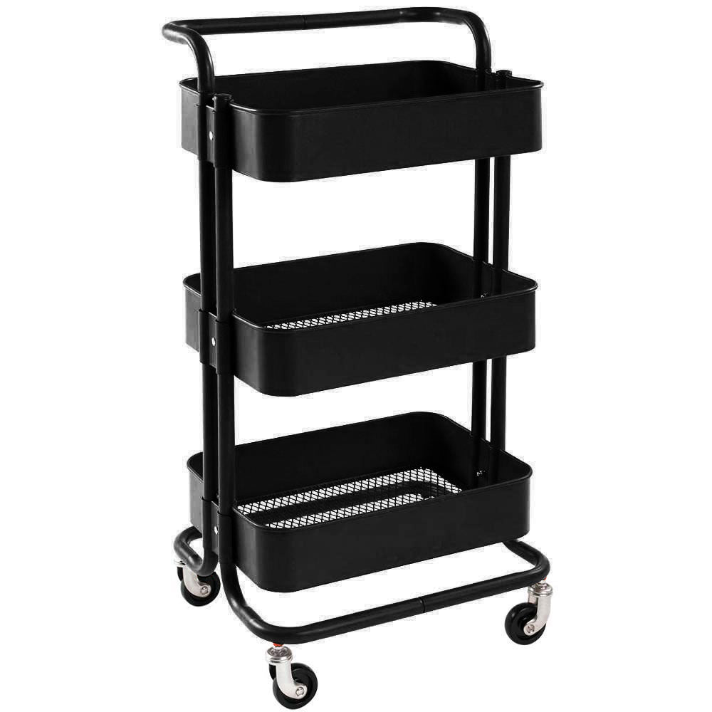 Carro Multiuso Organizador en 3 Niveles. 100% Metal.