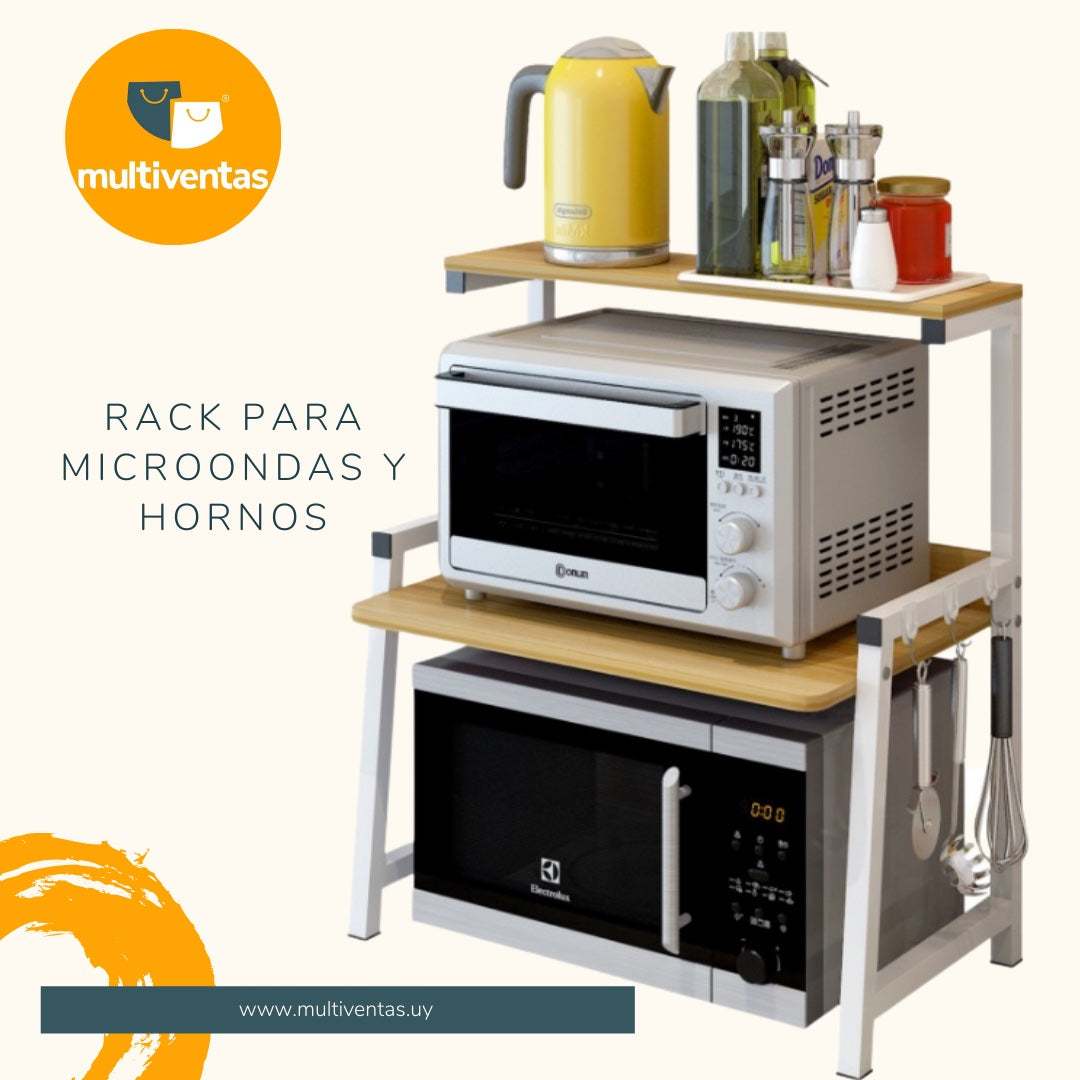 Rack Estante Soporte para Microondas y Hornos.-