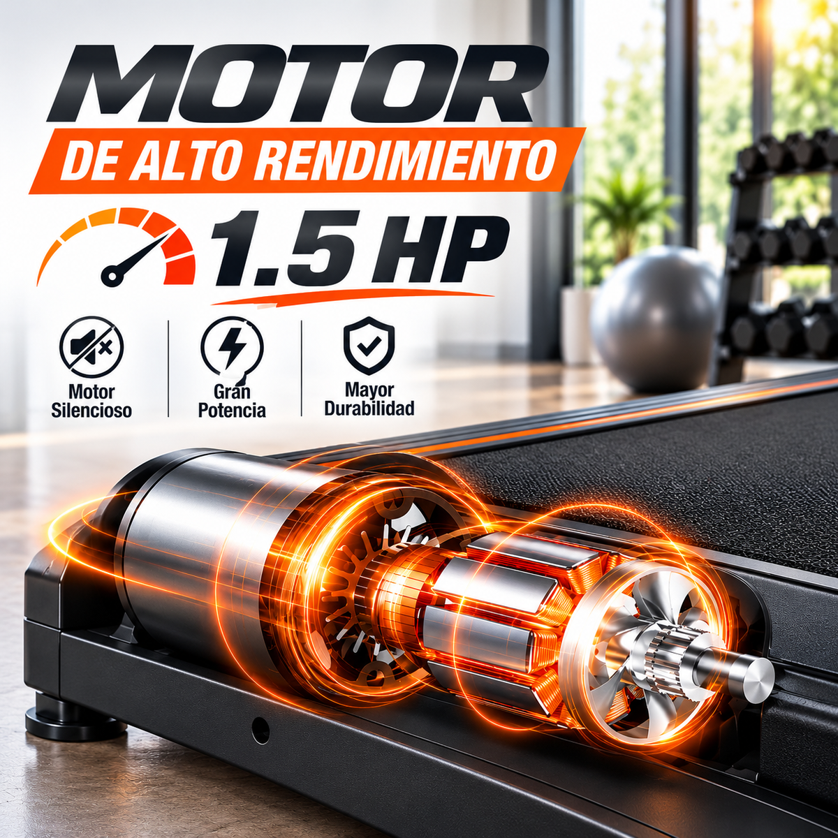 Caminadora Walking Pad 1 Hp 6km 2 Niveles Inclina Y Control Remoto.
