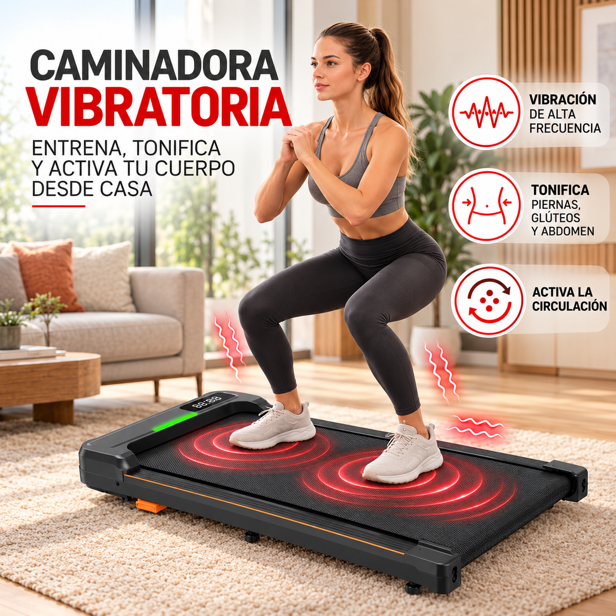 Caminadora Walking Pad 1 Hp 6km 2 Niveles Inclina Y Control Remoto.