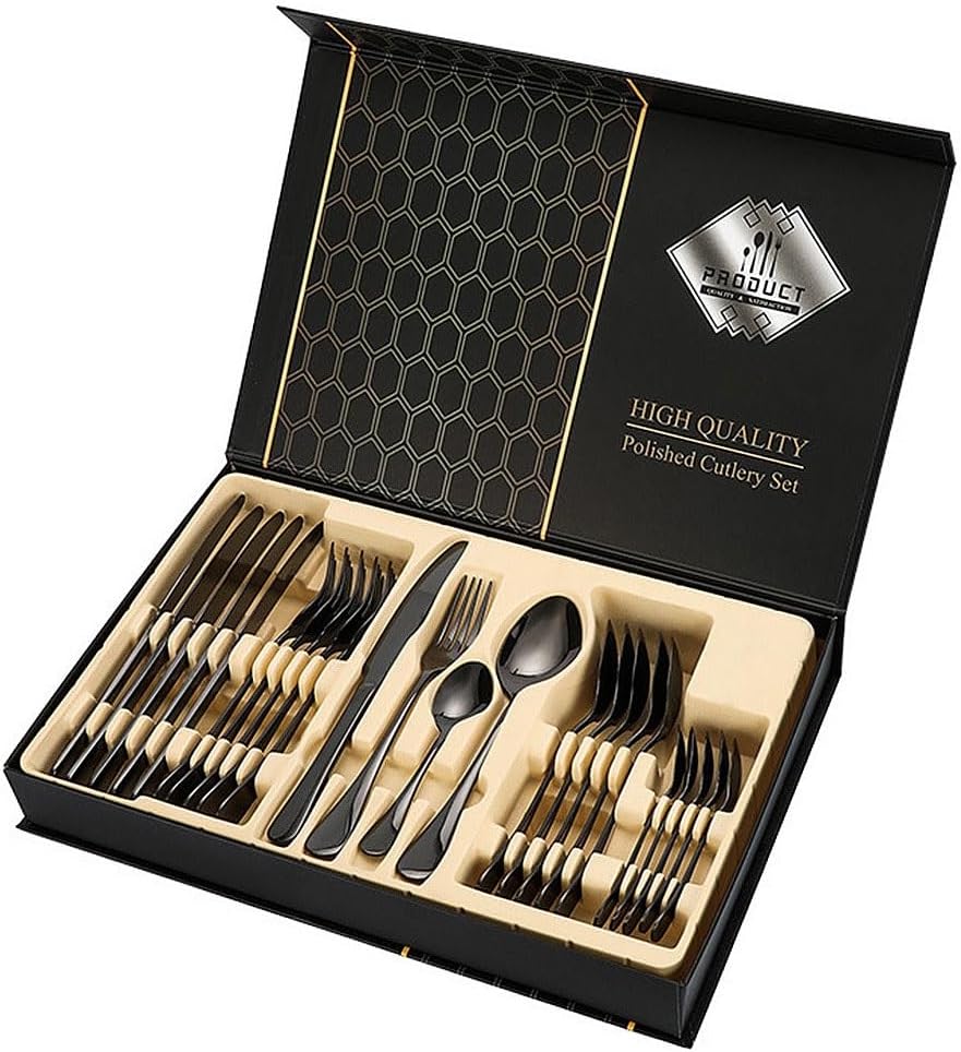 Juego de Cubiertos 24 Piezas en Acero Inox
