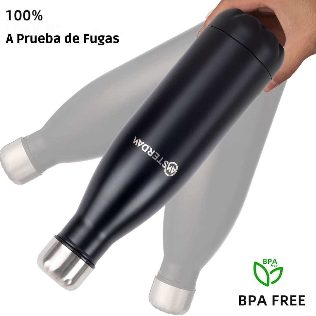 Botella Termica Doble Pared En Acero Inox 500 Ml - Amsterdam