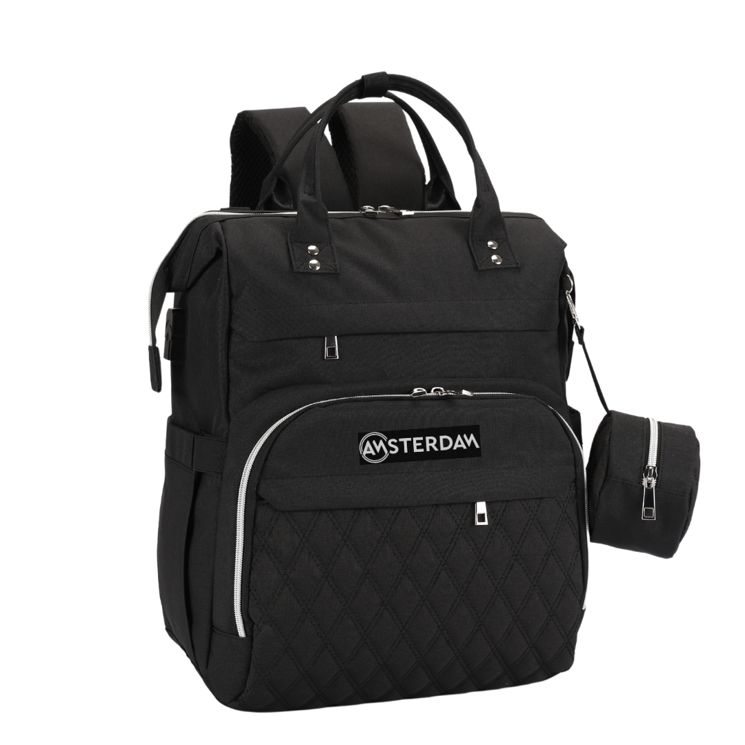 Mochila Maternal de Calidad Impermeable con Puerto USB.