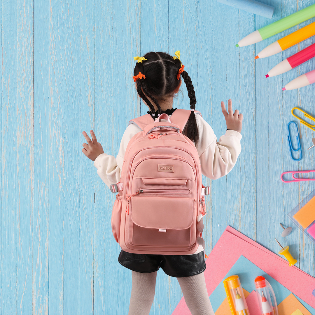 Mochila Escolar Kawaii para Estudiantes de Gran Capacidad y Calidad.