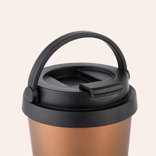 VASO DE CAFE EN ACERO INOX 500ML / DOBLE CAPA DE AISLACIÓN