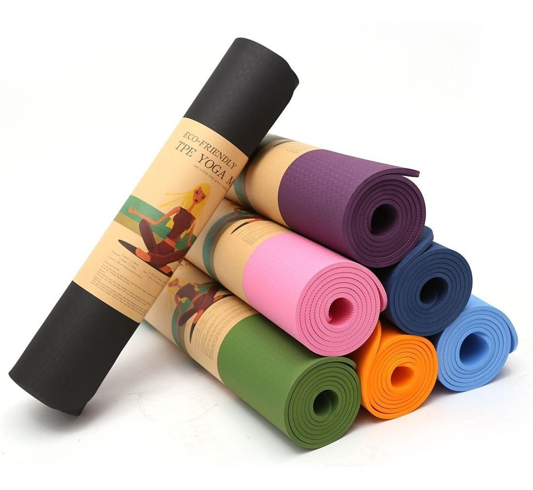 Colchoneta Yoga Mat Ecológica de 6 mm de espesor.